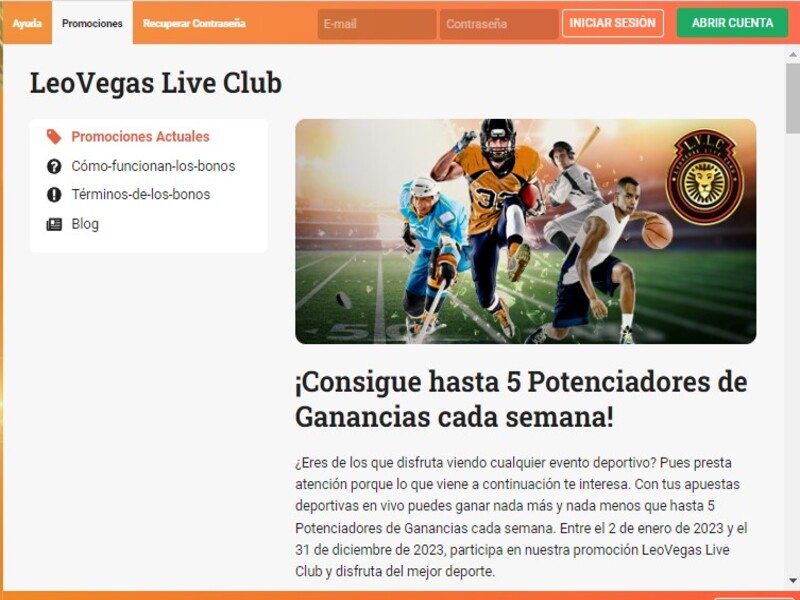 Ventajas de las apuestas deportivas en Leovegas