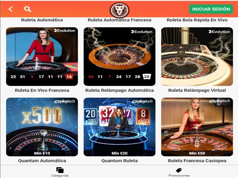 Características de la ruleta en LeoVegas